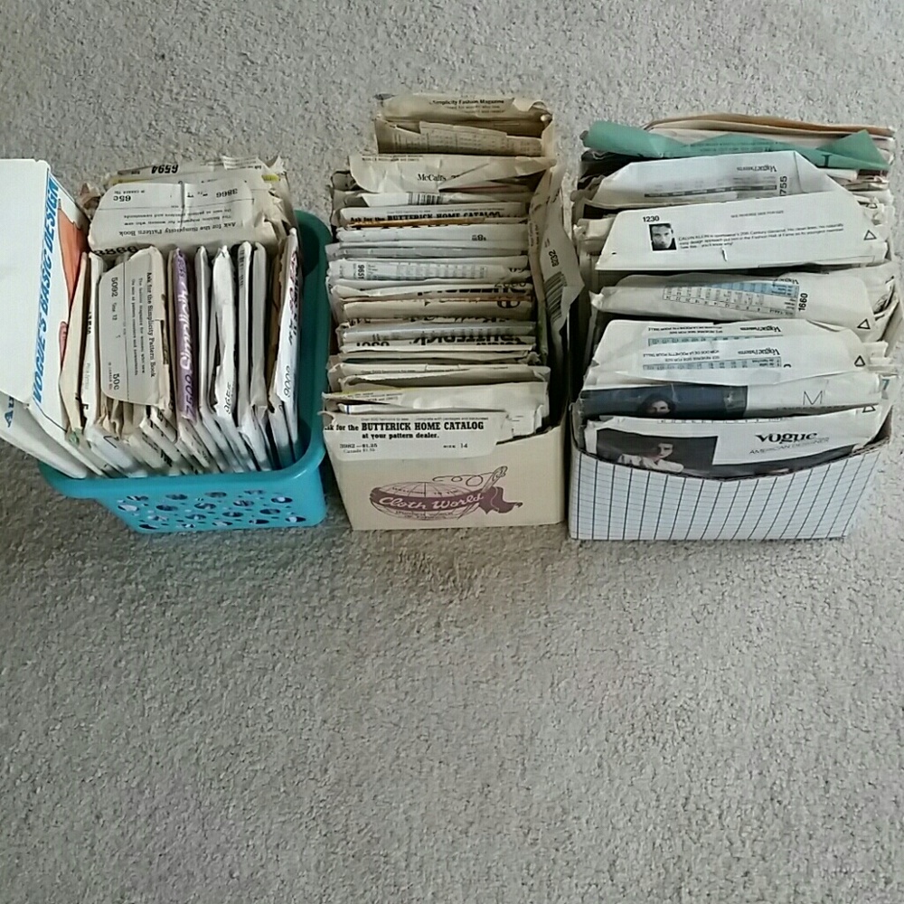Mystery vintage sewing patterns (30)