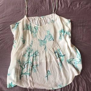 XL Coral pattern Old Navy Tank Top