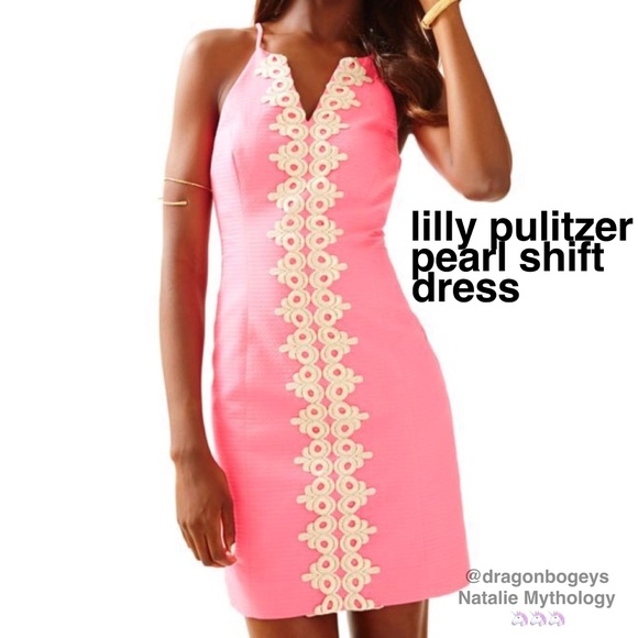 Lilly Pulitzer Dresses & Skirts - Lilly Pulitzer Pearl Shift Dress in Bungalow Pink