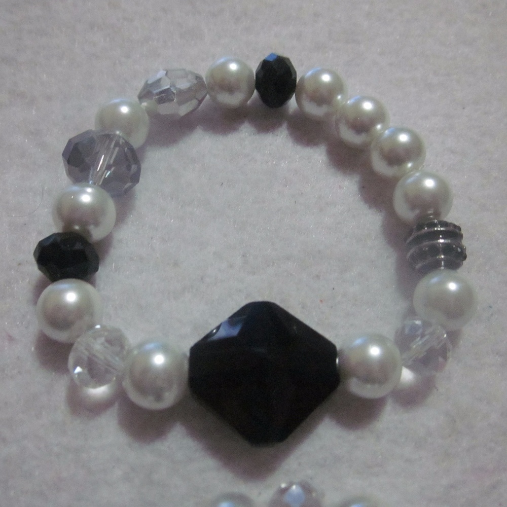 White & Black Bracelet