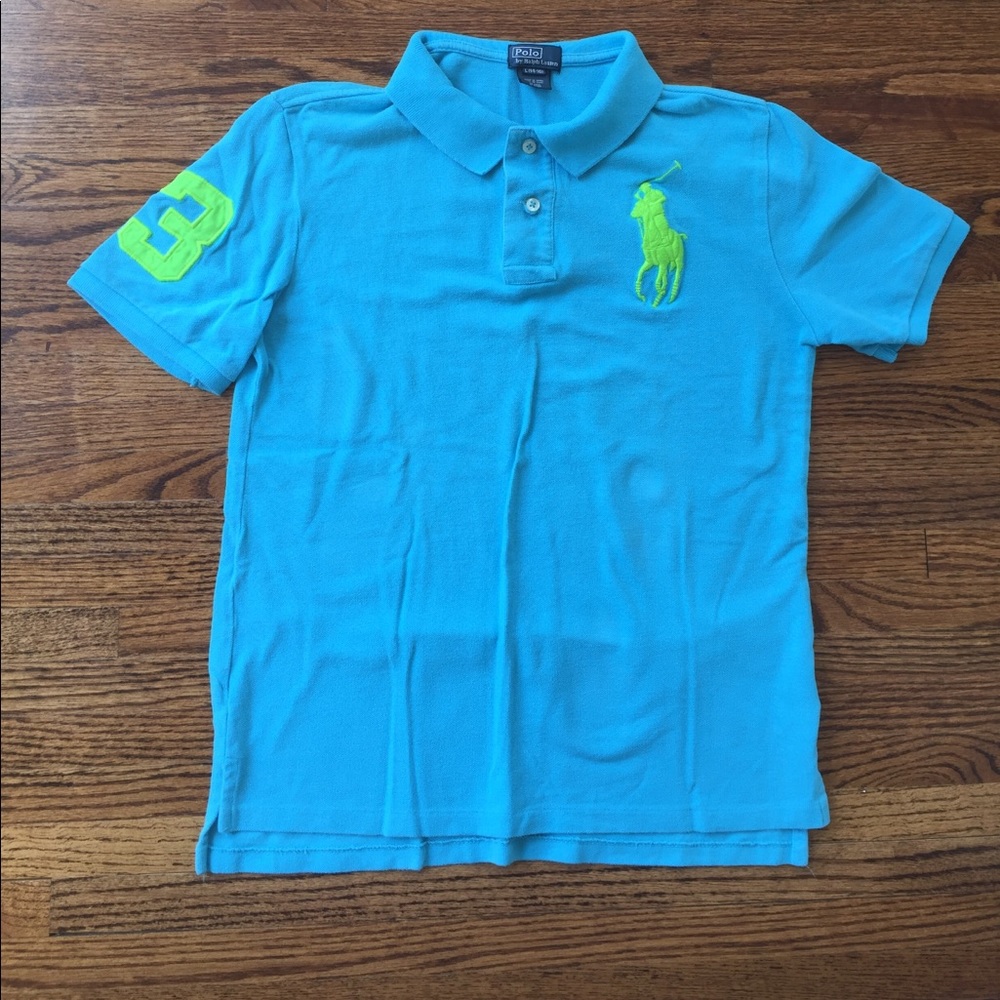 Ralph Lauren Polo Turquoise Short Sleeve Polo -Boy