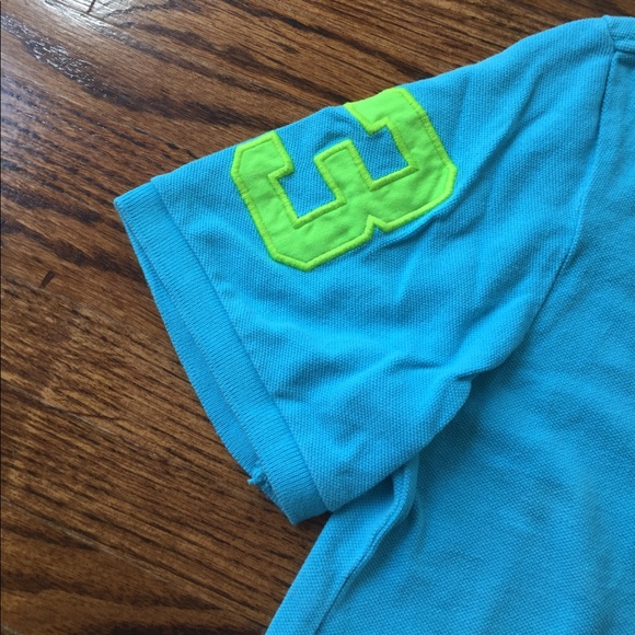 Ralph Lauren Polo Turquoise Short Sleeve Polo -Boy - Picture 3 of 5