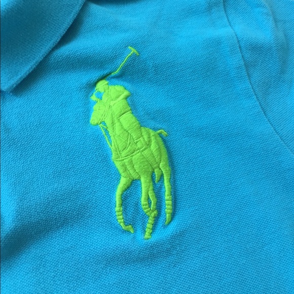 Ralph Lauren Polo Turquoise Short Sleeve Polo -Boy - Picture 4 of 5
