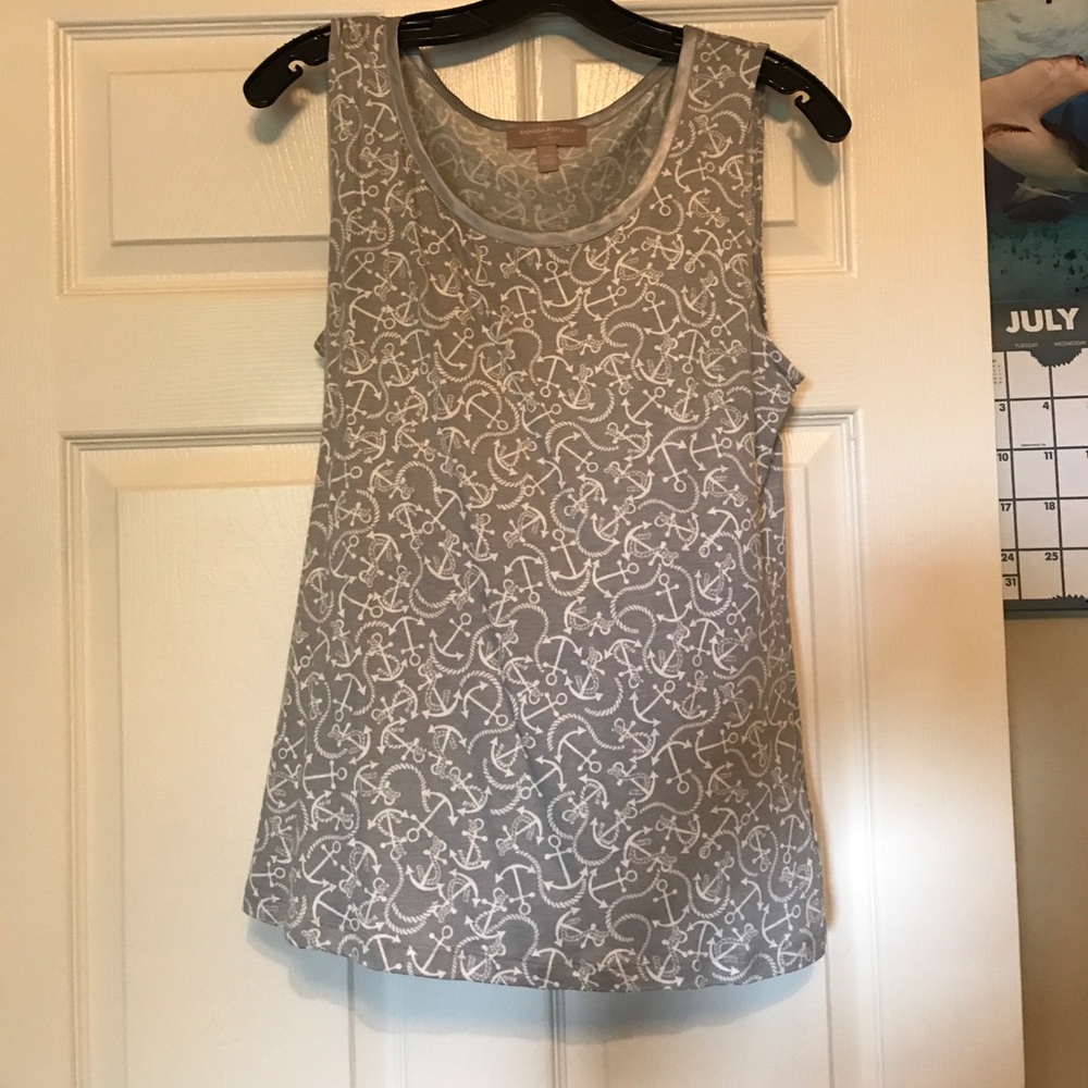 Banana republic anchor tank top