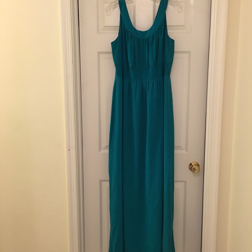 LuLa Kate Teal Bridesmaids dress NWOT