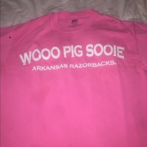 Woo Pig Sooie Arkansas Razorbacks Tee