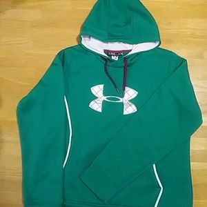 Under Armour Green & White Hoodie XL