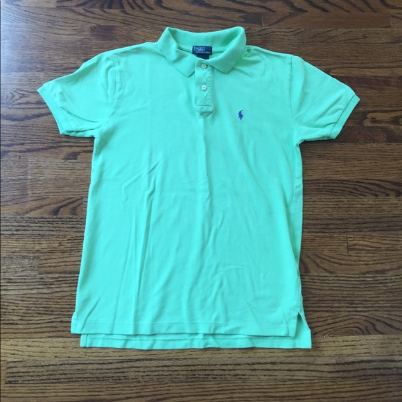 Ralph Lauren Polo Short Sleeve Light Lime Green - Picture 1 of 3