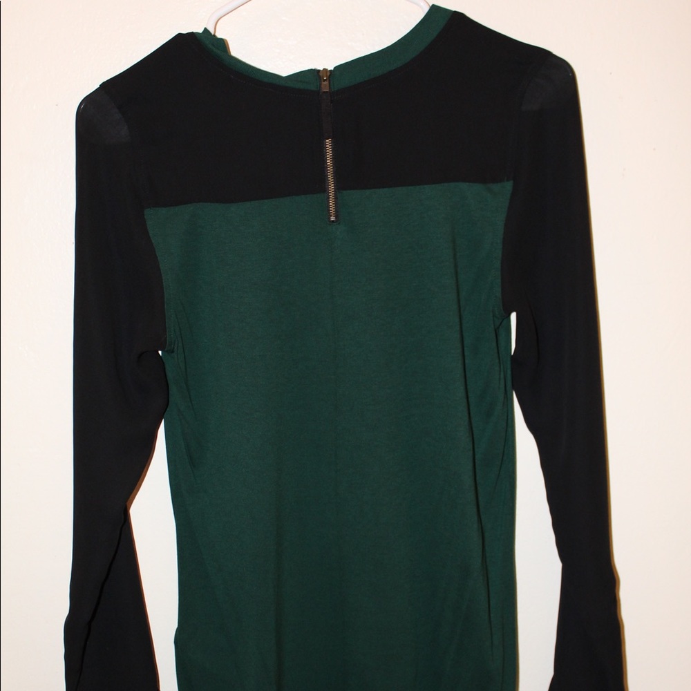 NWOT Fossil Sheer Sleeve Blouse