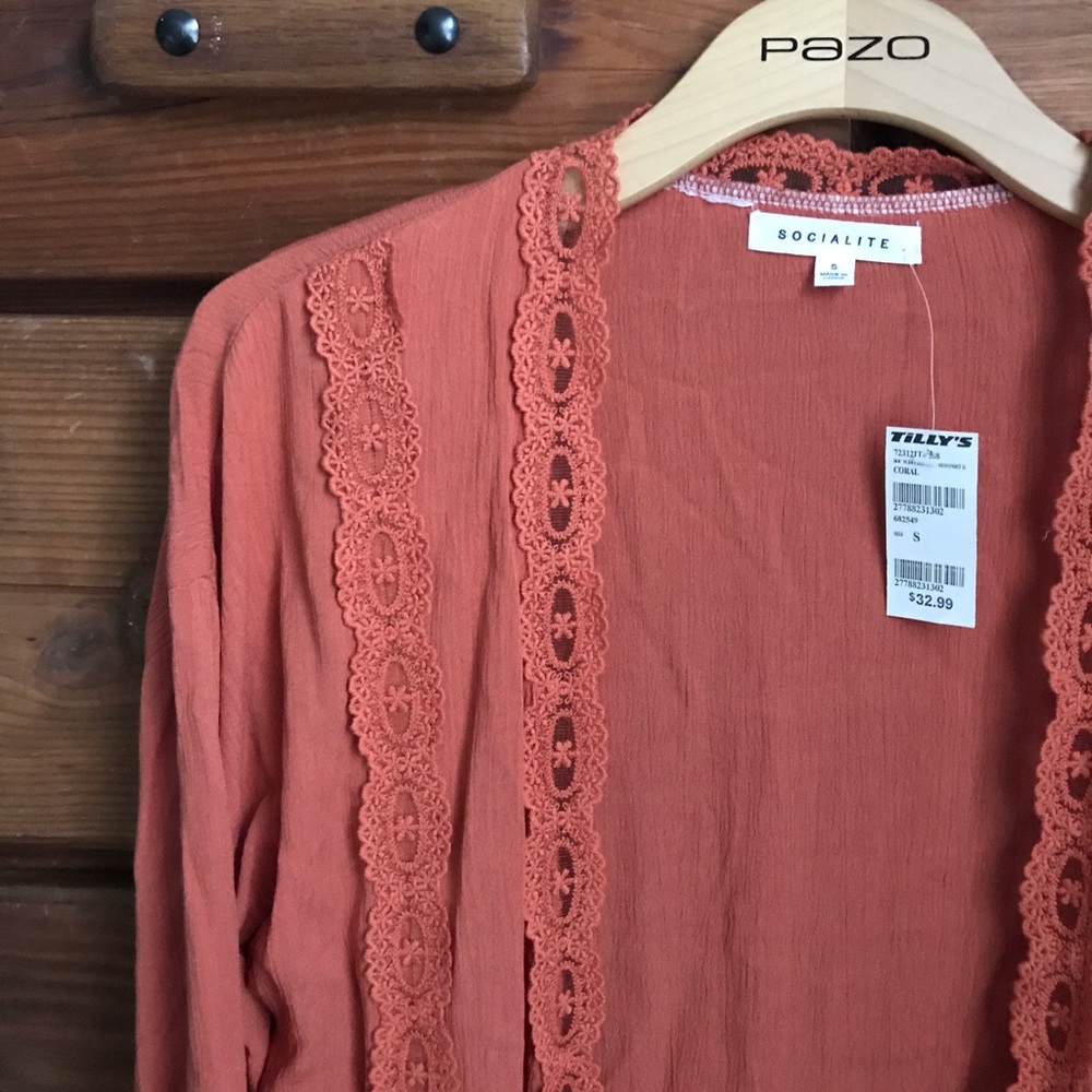 Socialite from Tilly's Burnt Orange Kimono