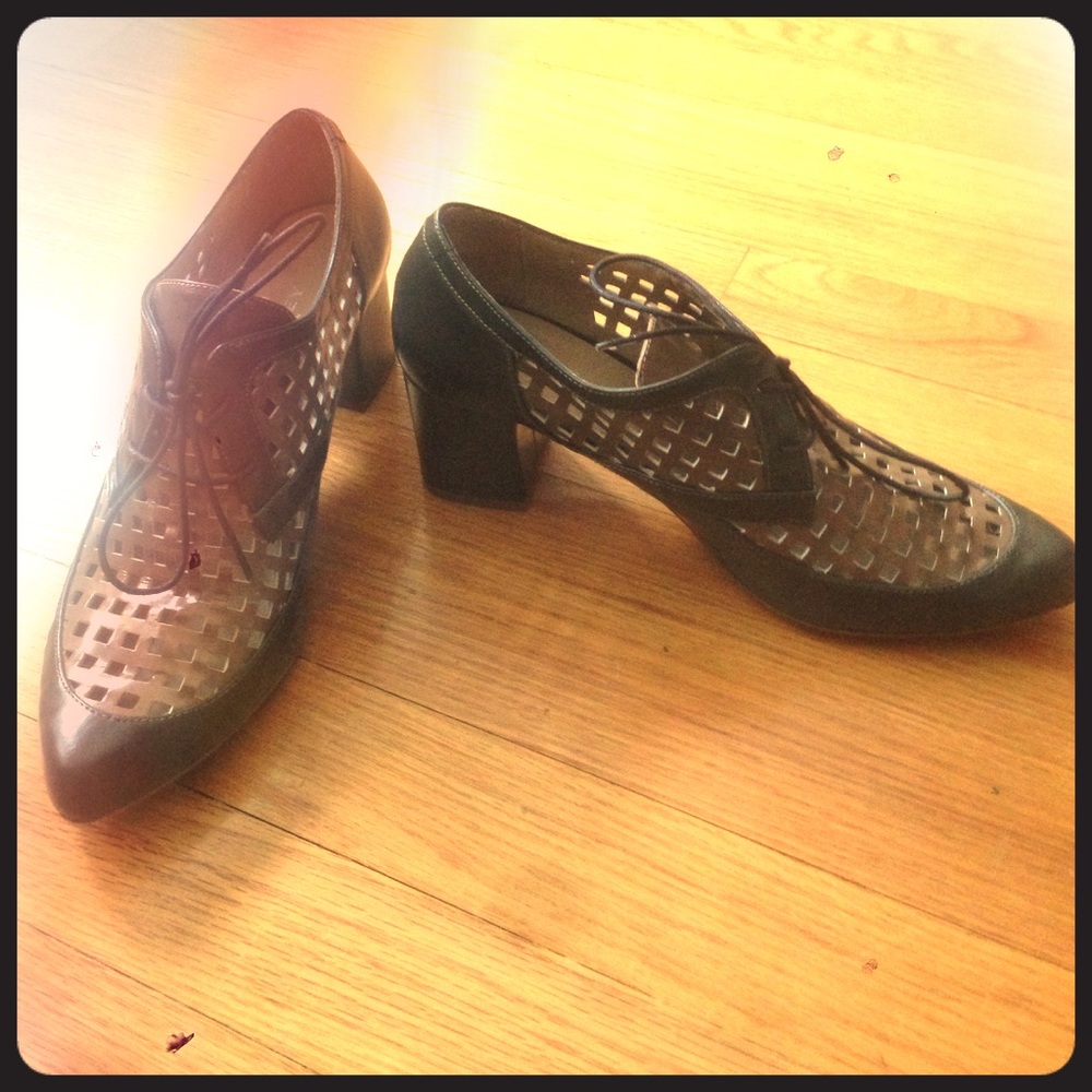 Audley oxford lace up pumps