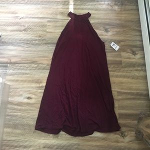 High Neck Shift Dress