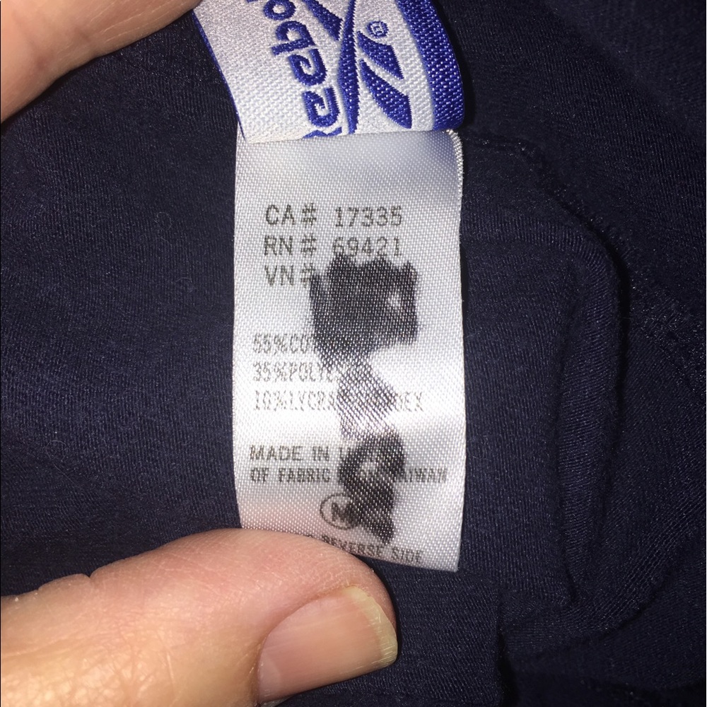 Navy blue Reebok pants - Picture 5 of 6