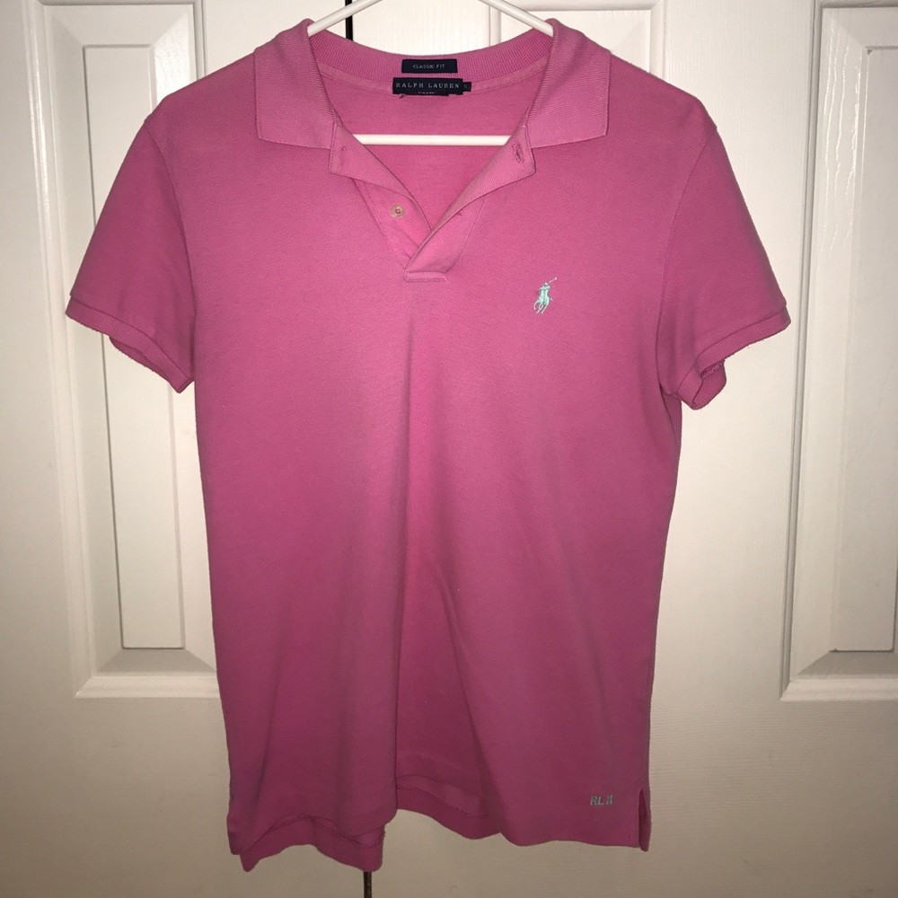 Women's Ralph Lauren Pink Polo