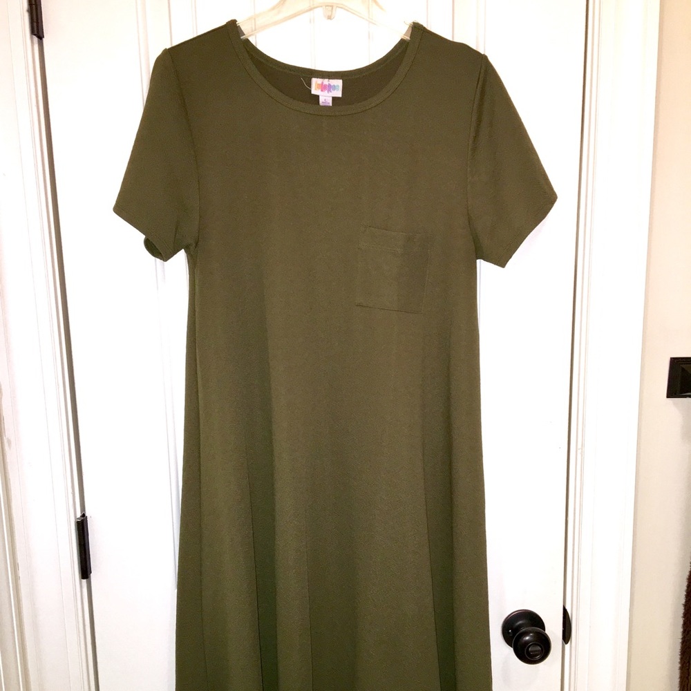 Olive Jacquard LuLaRoe Carly - Size L