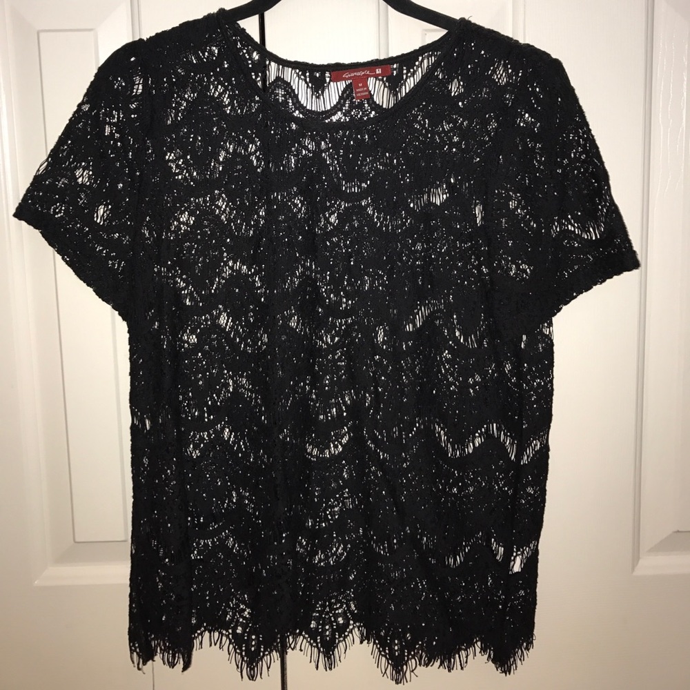 Black Lace Top