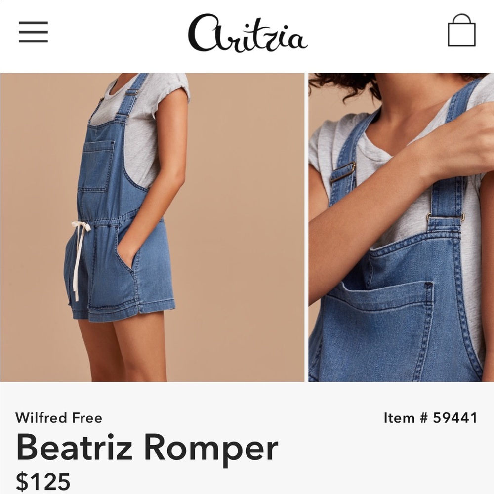 Aritzia Beatrice Romper