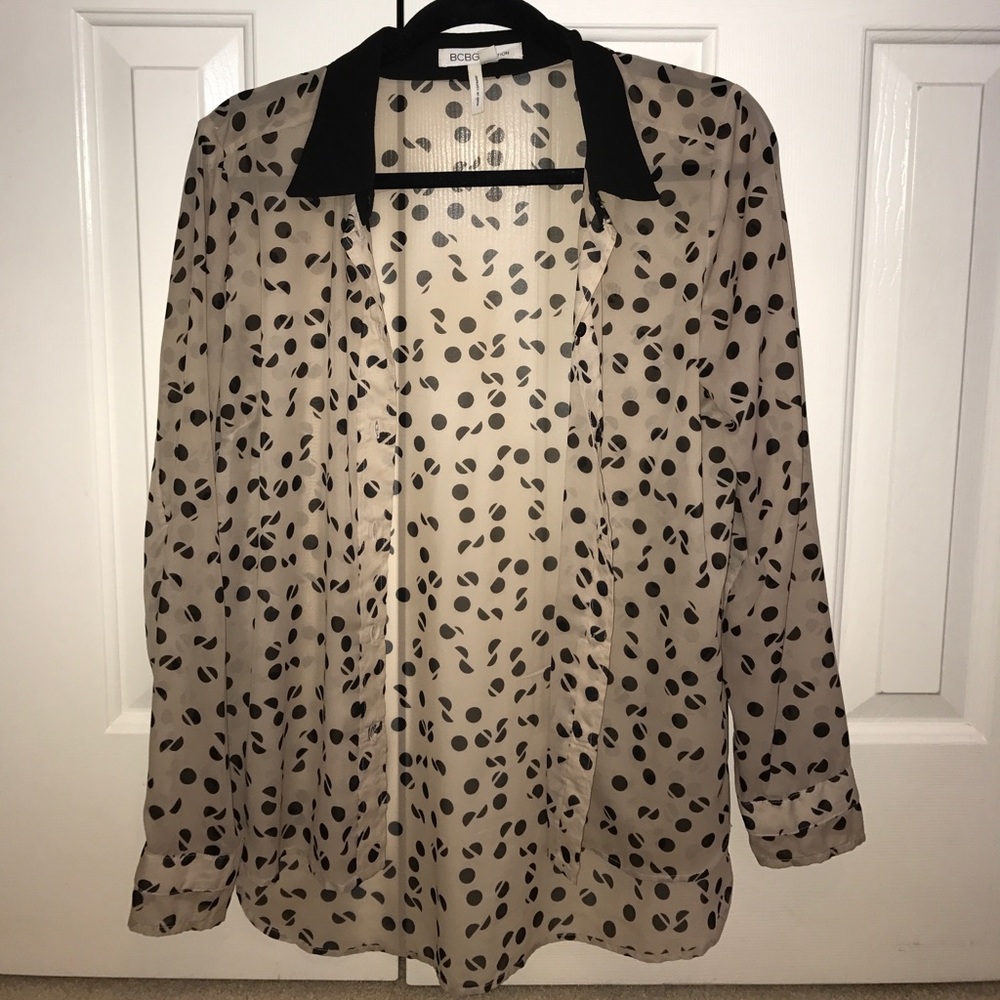 BCBG Button Up Blouse