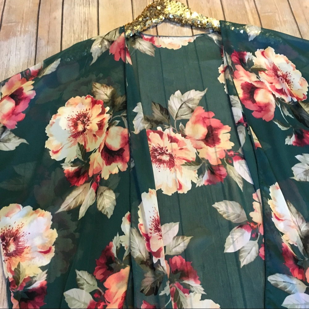 Floral kimono - Picture 3 of 4