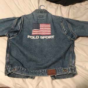 VINTAGE POLO SPORT DENIM JACKET