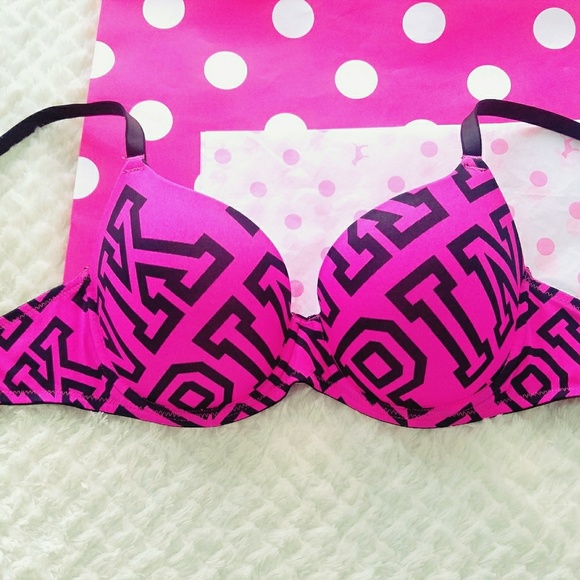 ❌SOLD❌PINK Victoria's Secret Bra 32DD - Picture 2 of 4