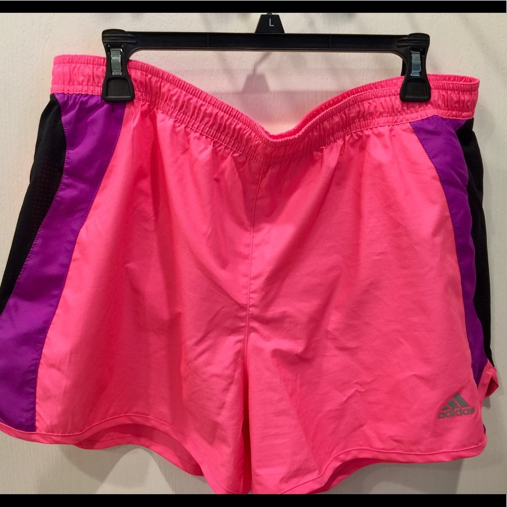 Adidas Lined Running Shorts Size Large