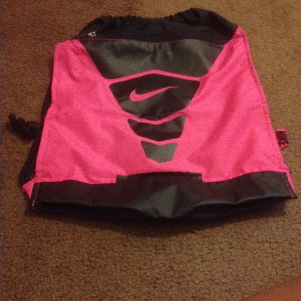 Pink Nike Activewear Drawstring Bacpack