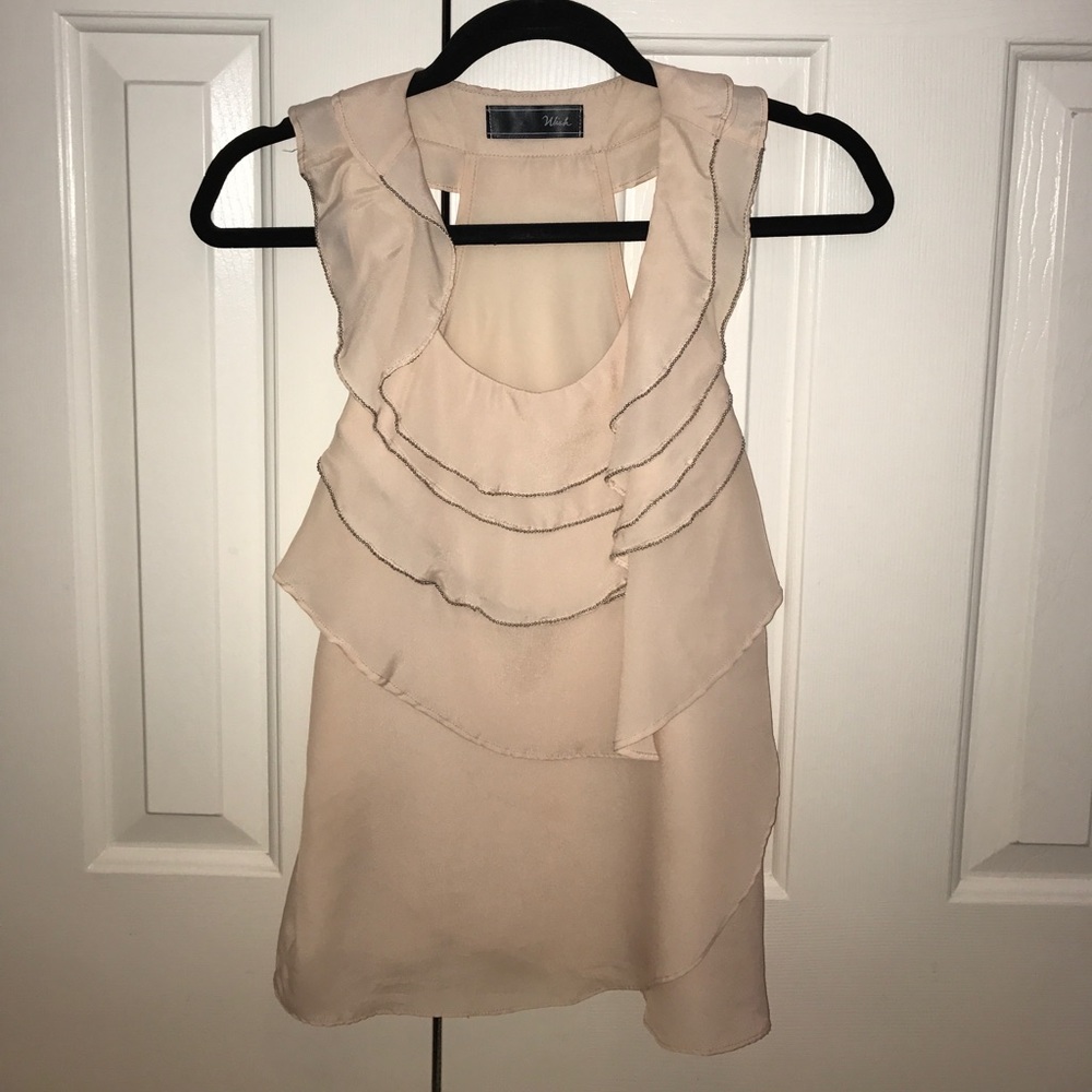Blush Ruffle Top