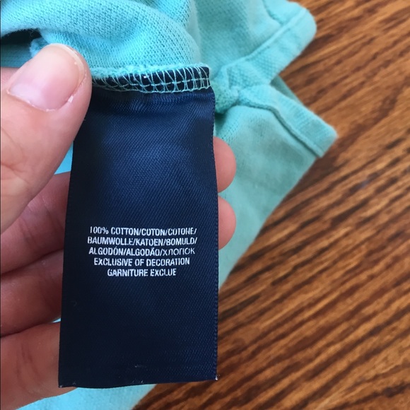 Ralph Lauren Polo Light Turquoise Short Sleeve Boy - Picture 4 of 4