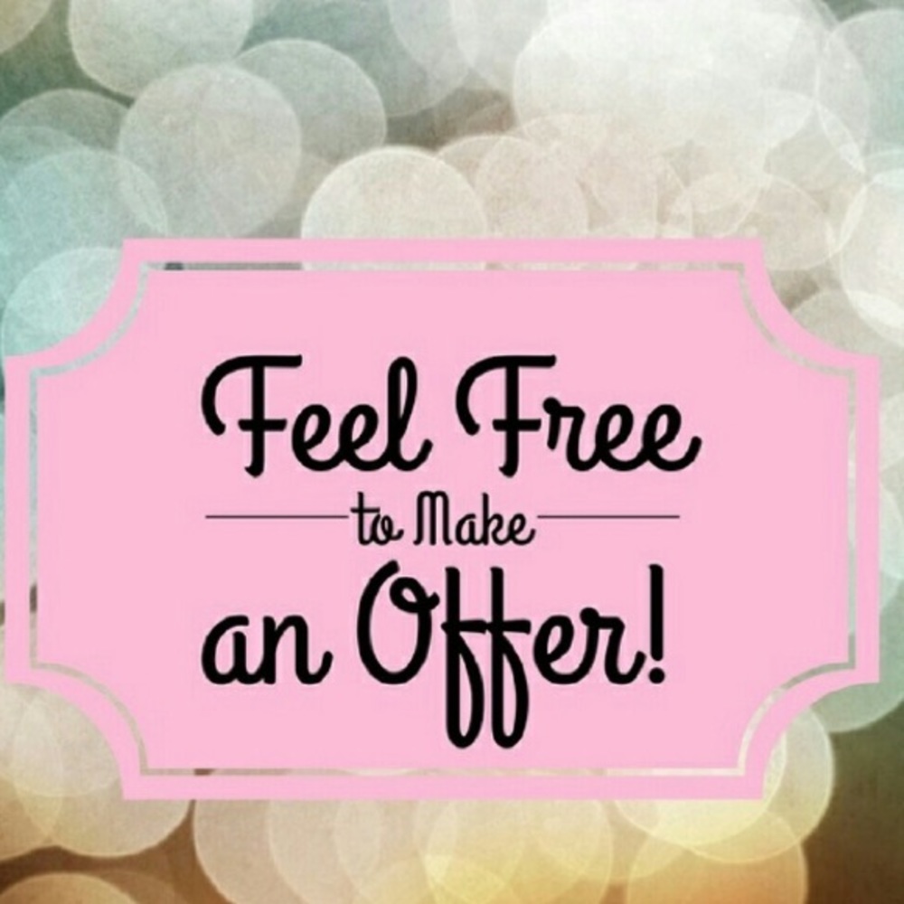 Feel free to make offers on any item in my closet!