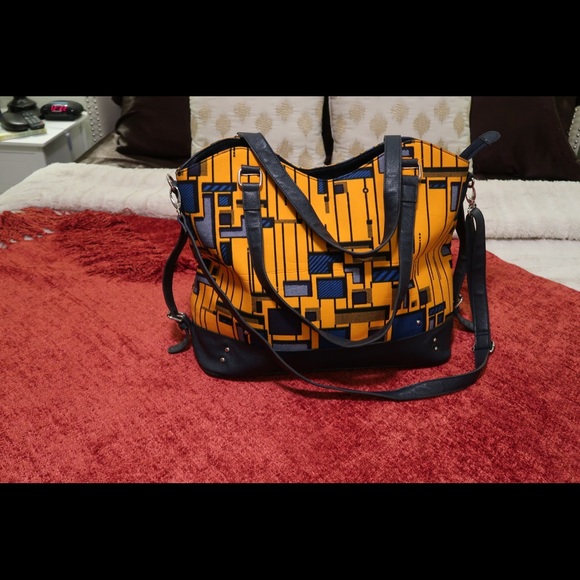 Custom Handmade African Ankara Bag - Picture 1 of 8