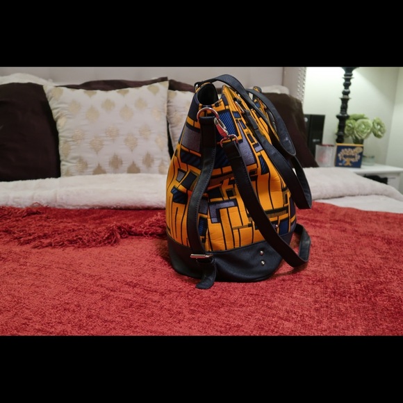 Custom Handmade African Ankara Bag - Picture 2 of 8
