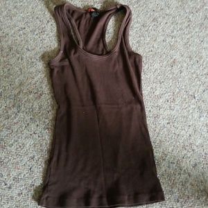 Brown tank top