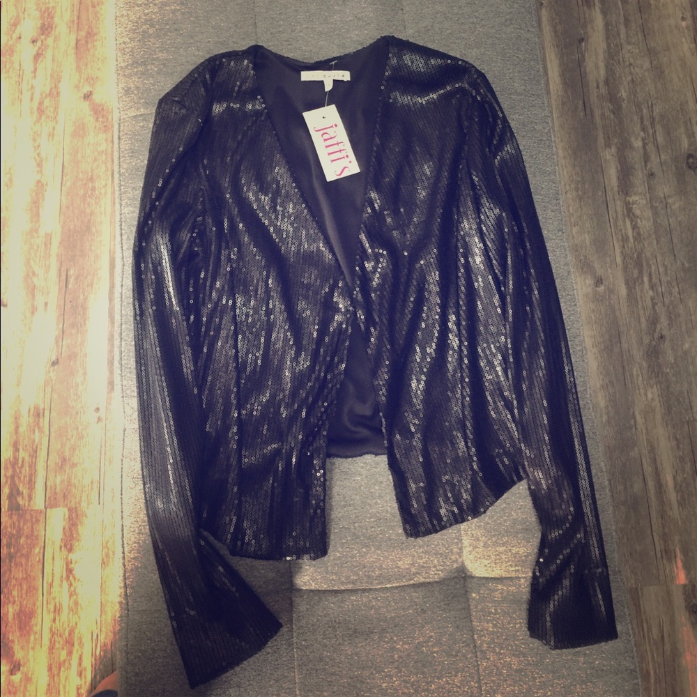 Red Haute Sequin Jacket