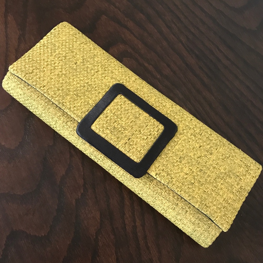 Green and black clutch