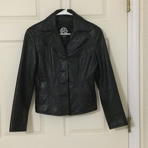 Leather jacket