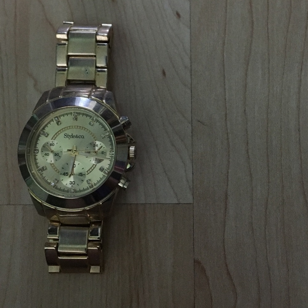 Style & Co. Gold Watch