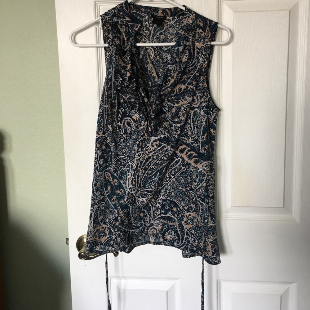 Ann Taylor Paisley Blouse