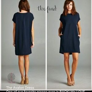 OVI navy Avalon dress