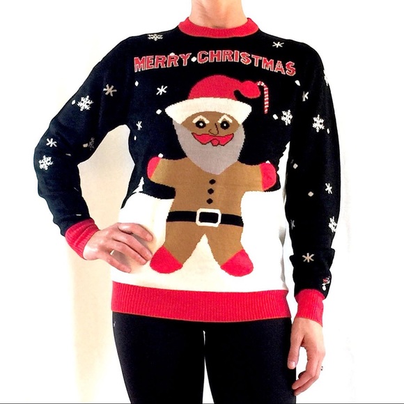 Merry Christmas Gingerbread Ugly Christmas sweater - Picture 2 of 2