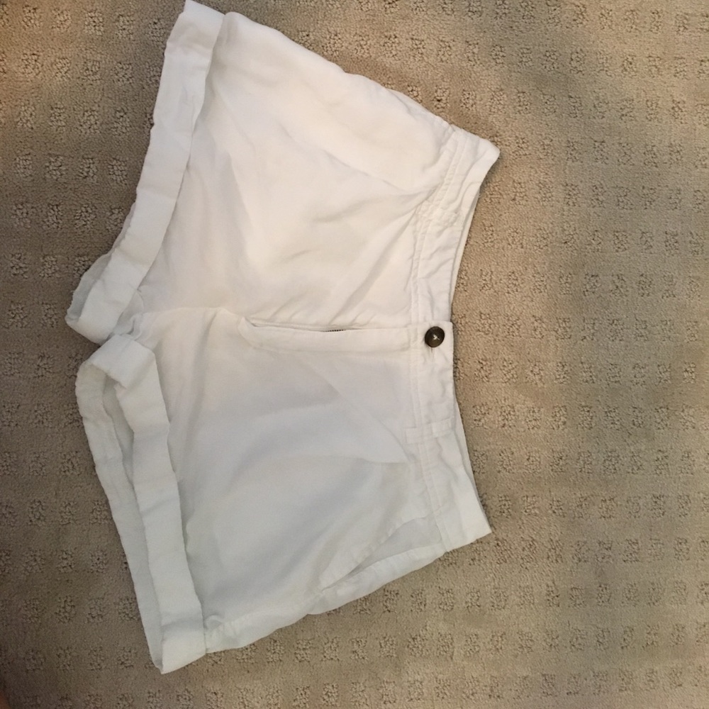 Abercrombie and Fitch white shorts