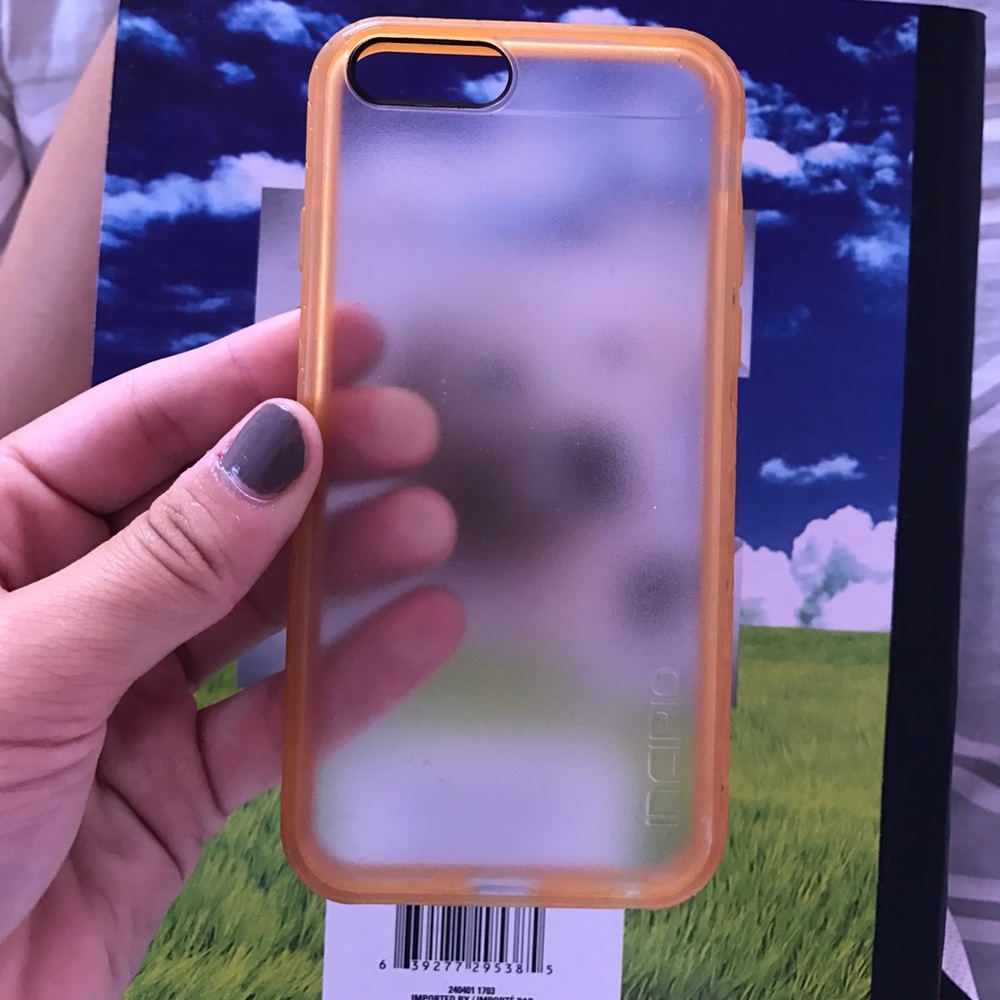 iPhone 6 incipio orange phone case