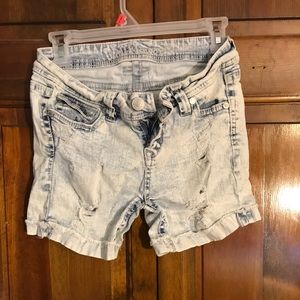 Women's jean shorts