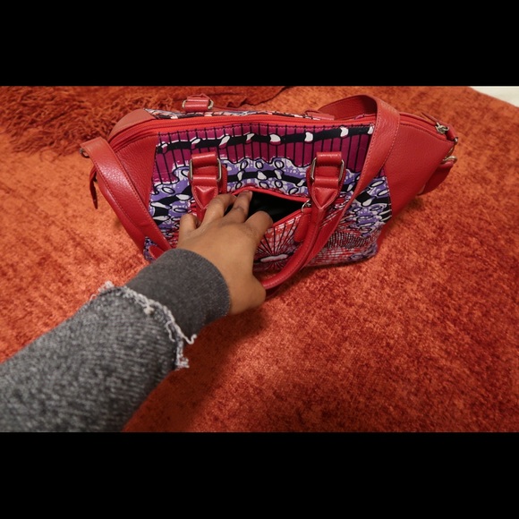 SOLD! Custom Handmade African Ankara Bag - Picture 4 of 8