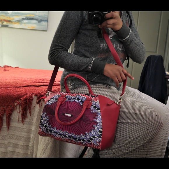 SOLD! Custom Handmade African Ankara Bag - Picture 6 of 8