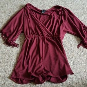 Maroon romper