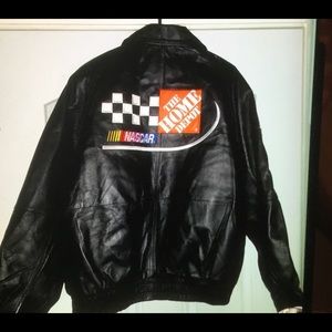 Leather NASCAR Jacket