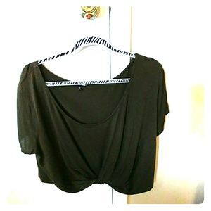 Olive green crop top