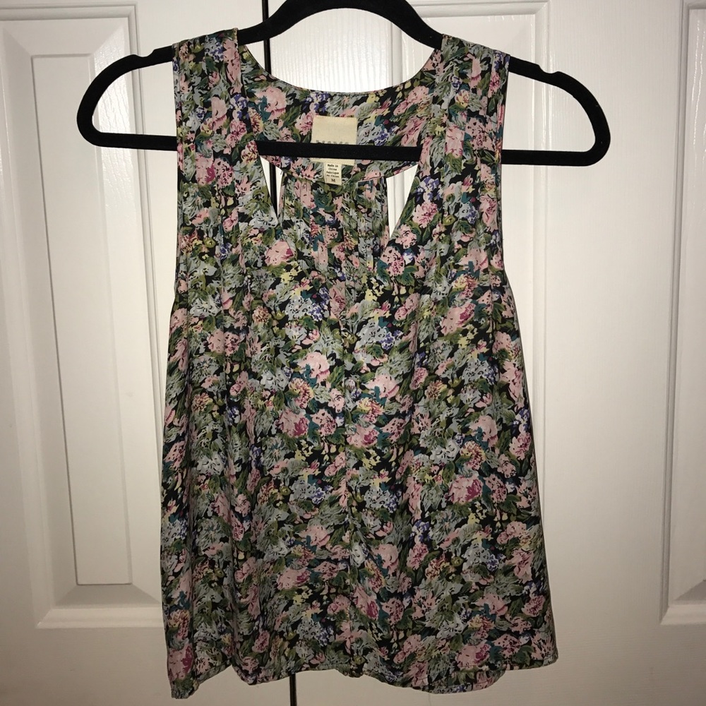 Floral Razor Back Tank