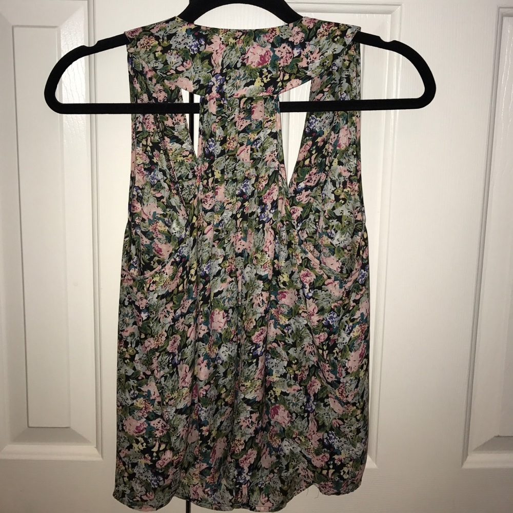 Floral Razor Back Tank - Picture 2 of 2